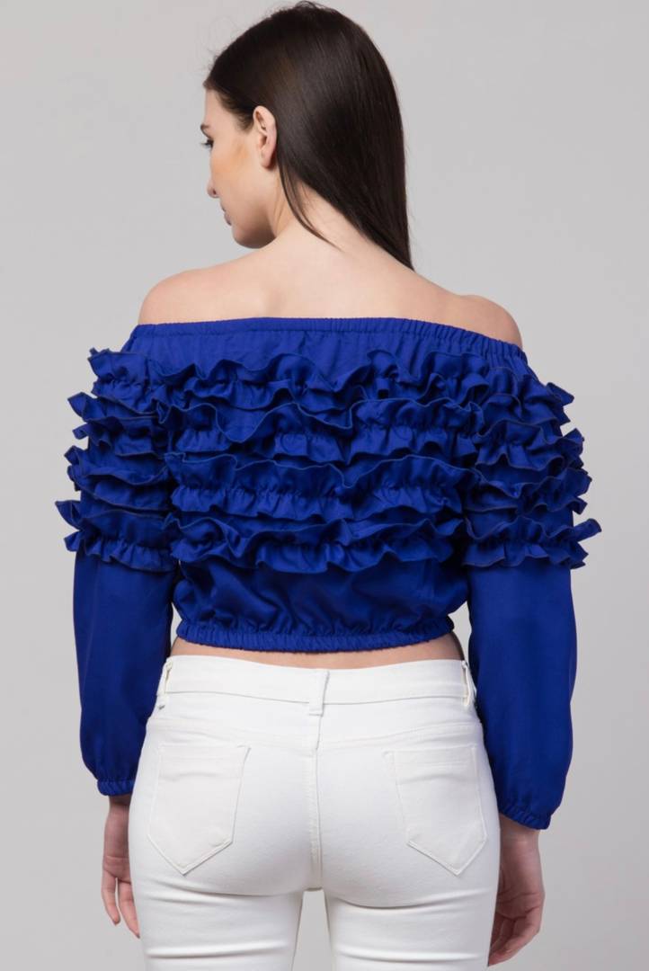 Women RoyalBlue Casual Top