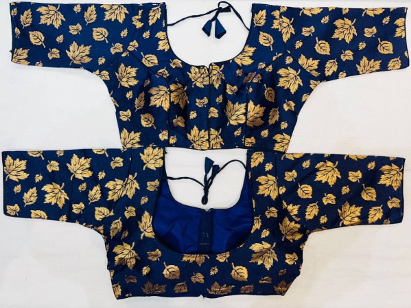 Stylish Brocade Printed Stitched Blouse For Women