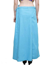 Load image into Gallery viewer, Stylish Cotton Blend Turquoise Solid Petticoats For Women