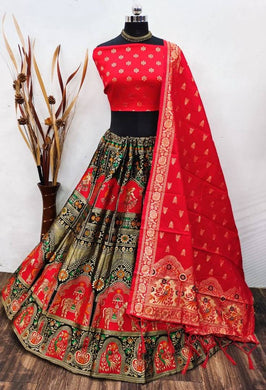 Fancy Banarasi Silk Lehenga Choli for Women