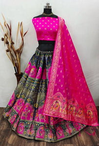 Fancy Banarasi Silk Lehenga Choli for Women