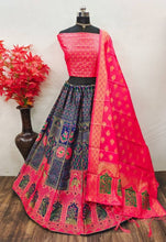 Load image into Gallery viewer, Fancy Banarasi Silk Lehenga Choli for Women