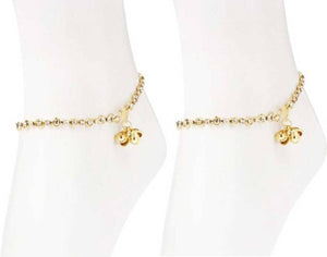 Gold Ring Diamond Anklet