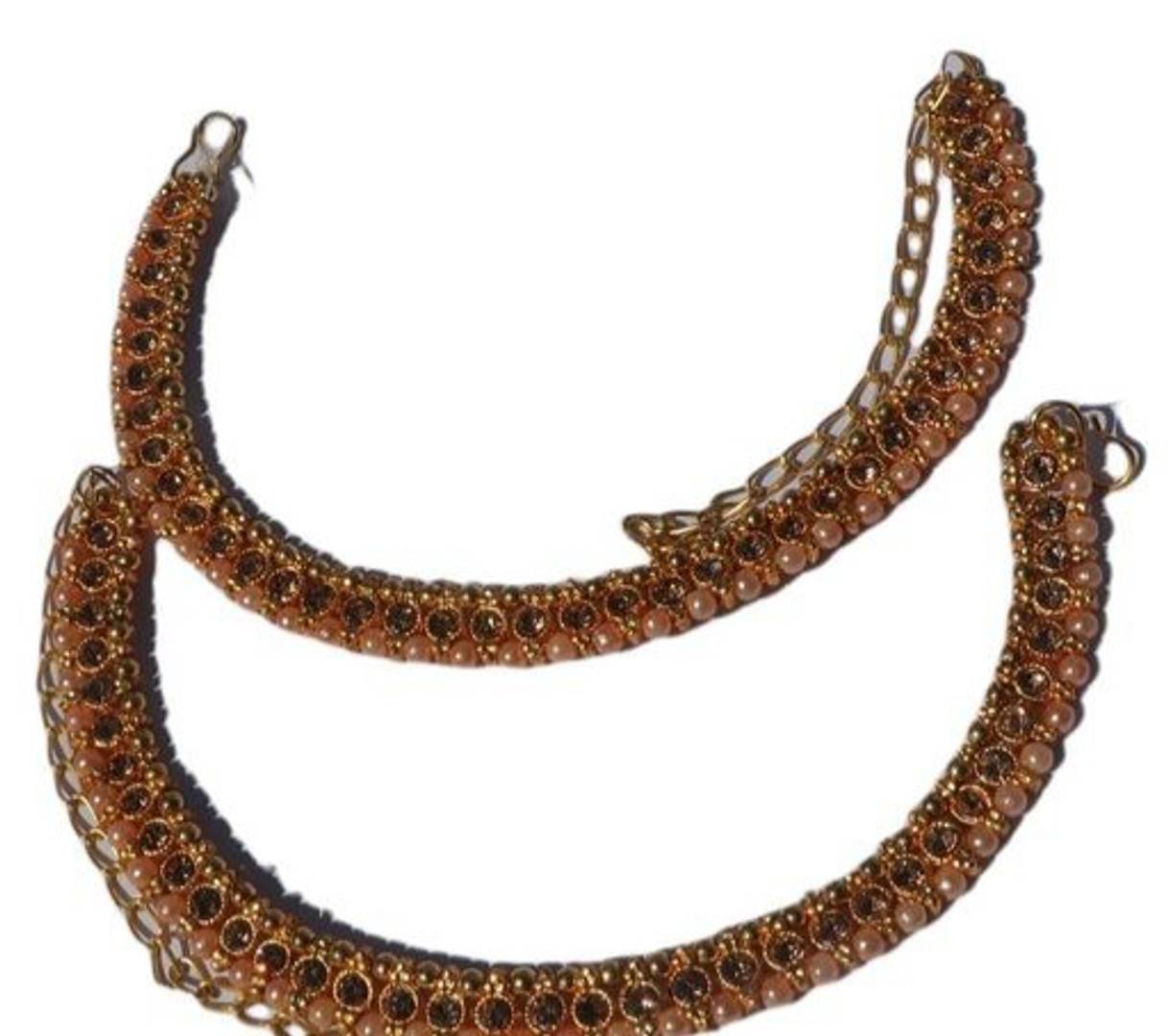 Stylish Alloy Anklet (Pack of 2)