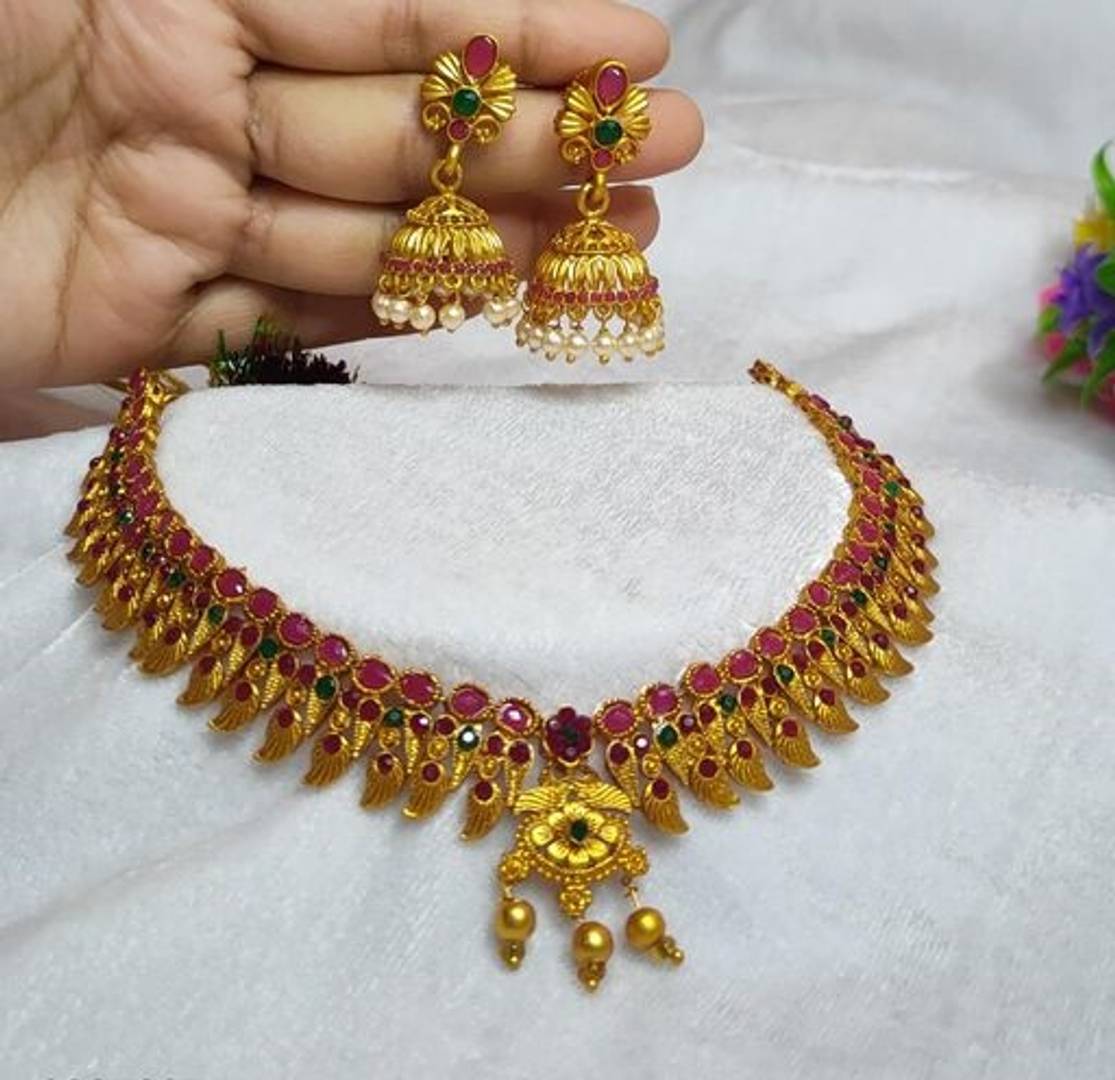 Alluring Copper Gold Plated Jewellery Sets For Women