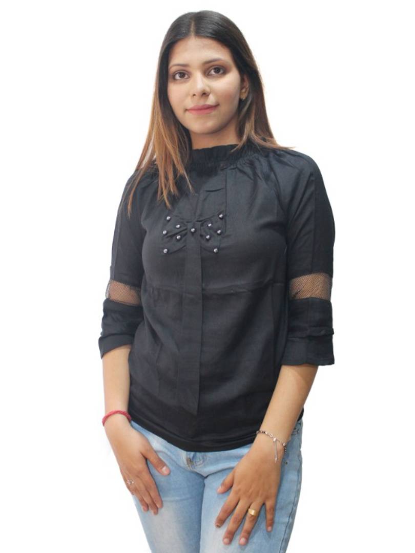 Women Solid Blouse Top