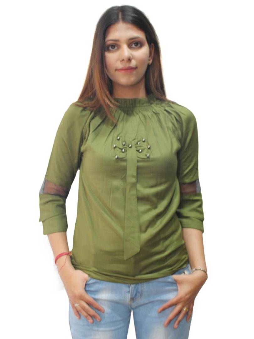 Women Solid Blouse Top