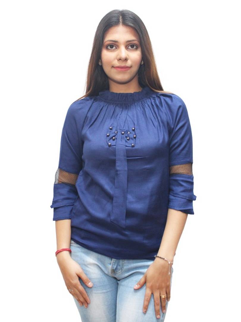 Women Solid Blouse Top