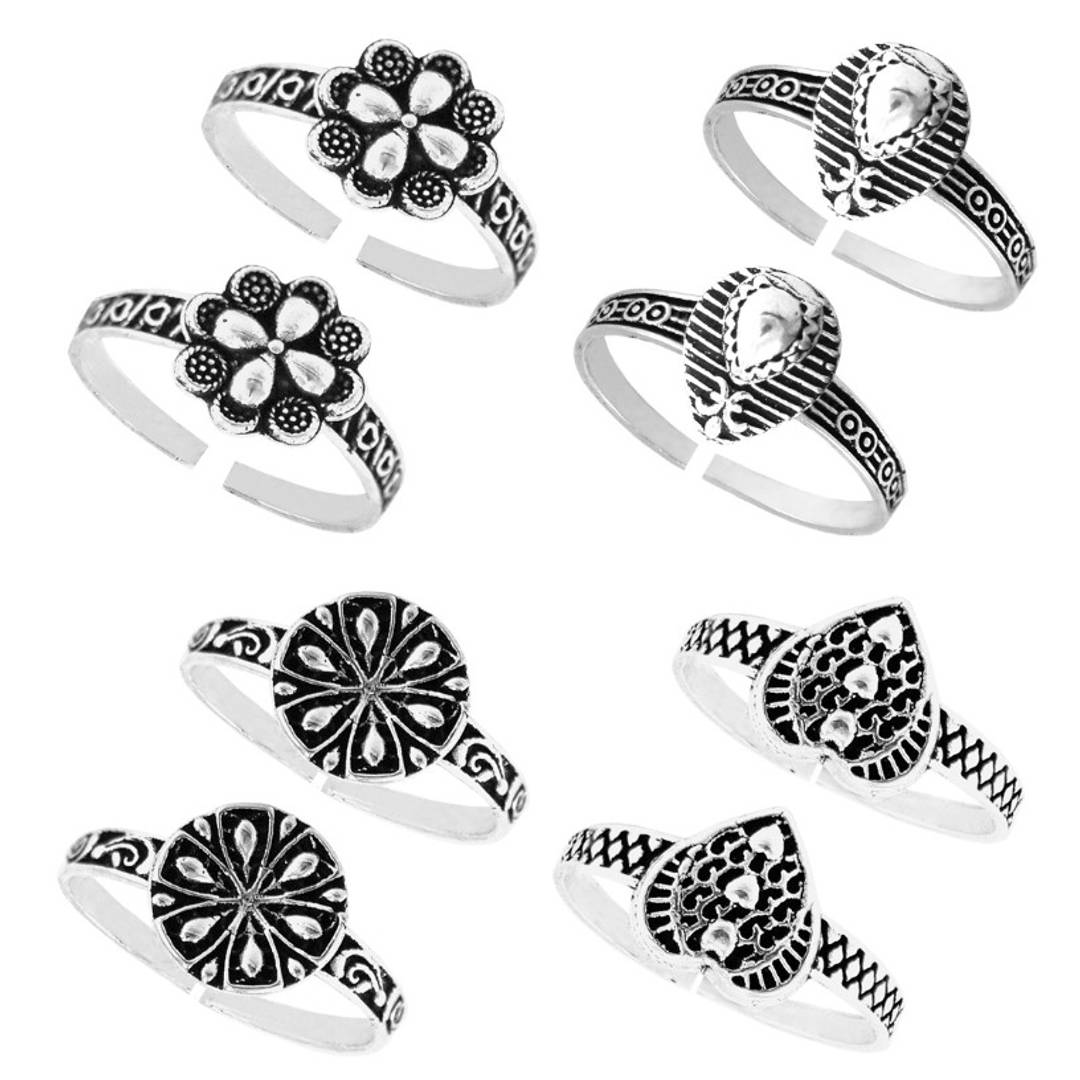 Ethnic Adjustable Toe Ring For Women