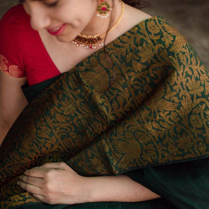 Beautiful Lichi Silk Jacquard Work Saree for Women