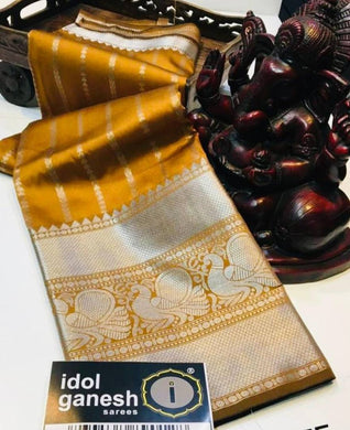 Stylish Lichi Silk Jacquard Work Saree for Women