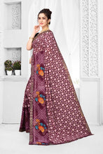 Load image into Gallery viewer, Womens Beautiful Georgette Lace Border Saree with Blouse Piece