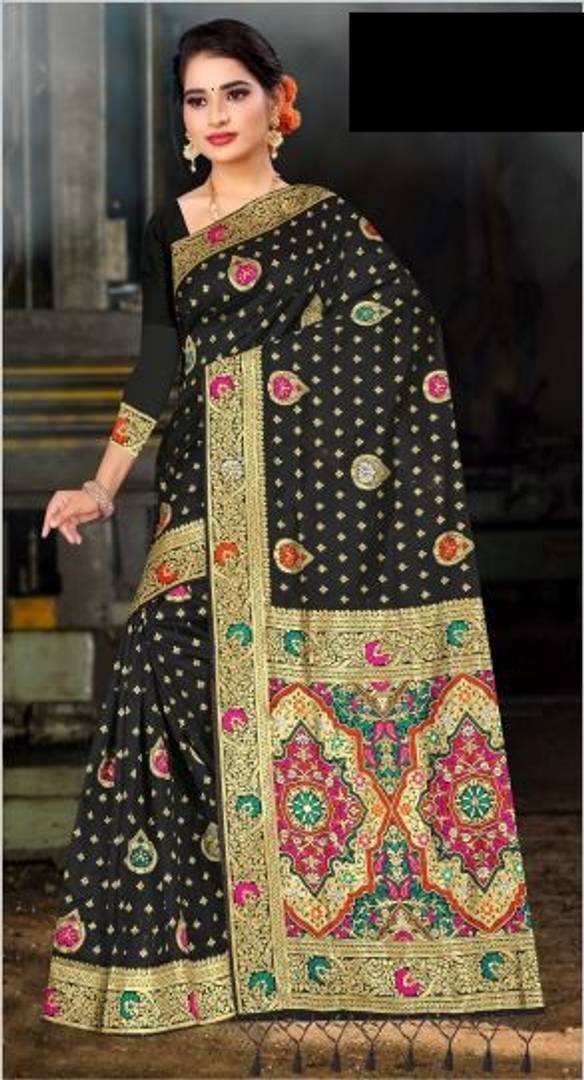 Elegant Kota Silk Saree With Blouse Piece