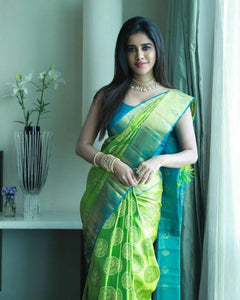 Fancy Lichi Silk Jacquard Work Saree for Women