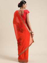Load image into Gallery viewer, Georgette Printed Saree with Blouse