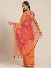 Load image into Gallery viewer, Cotton Printed Saree with Blouse