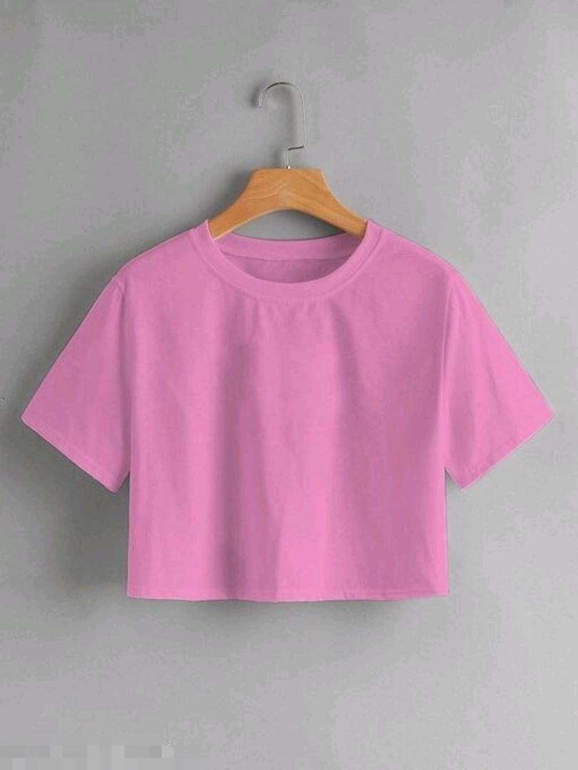 Trendy Cotton Solid Womens Tops