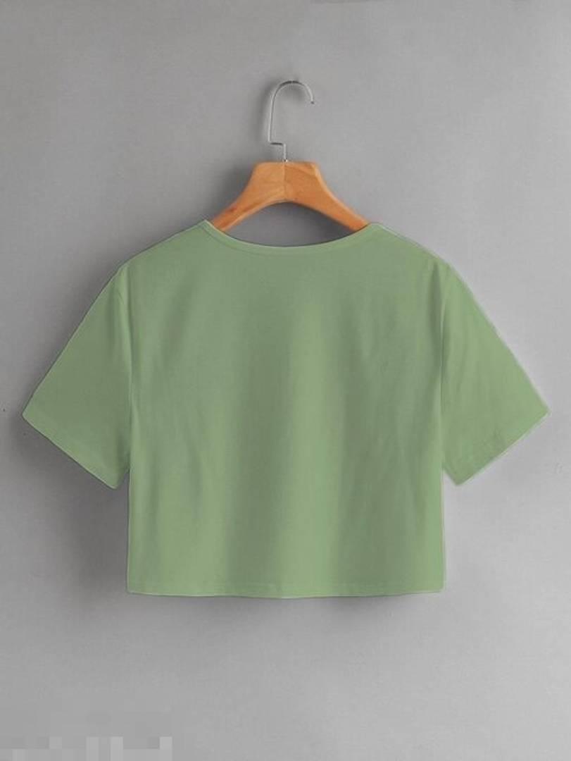Trendy Cotton Solid Womens Tops