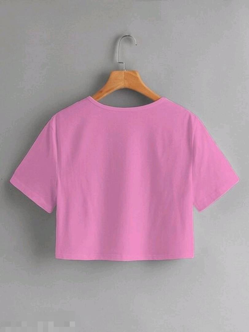 Trendy Cotton Solid Womens Tops