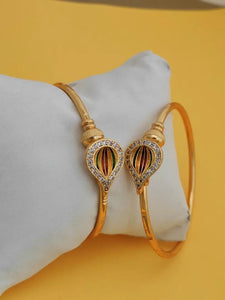 Traditional Micro Gold Plated Bangles For Women and Girls