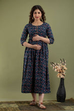 Load image into Gallery viewer, Stylish Cotton Printed Maternity Kurti For Women