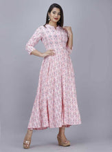 Load image into Gallery viewer, Women casual printed anarkali