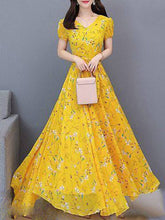 Load image into Gallery viewer, Women Stylish Printed Long Maxi Dress