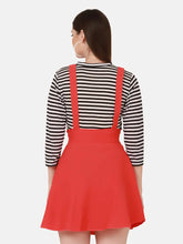 Load image into Gallery viewer, Stylish Cotton Blend Gajri Pinafore Skirts For Women