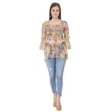 Load image into Gallery viewer, POPWINGS Printed Chiffon Tops for Women