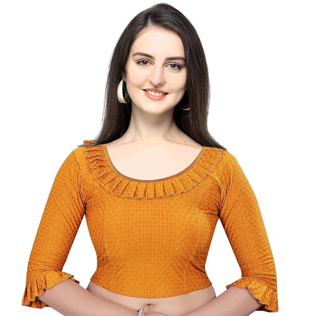 Womens Readymade Round neck Stretchable Blouse