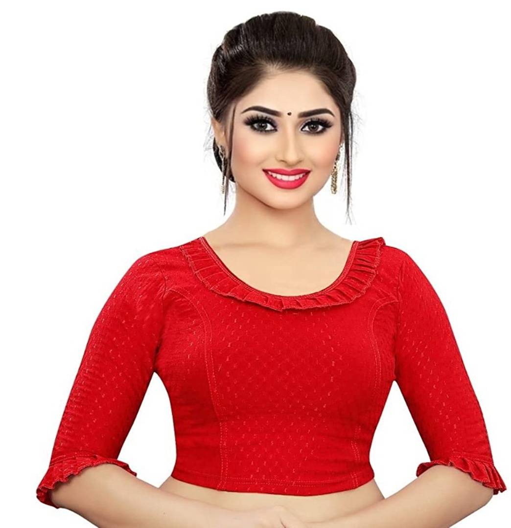 Womens Readymade Round neck Stretchable Blouse