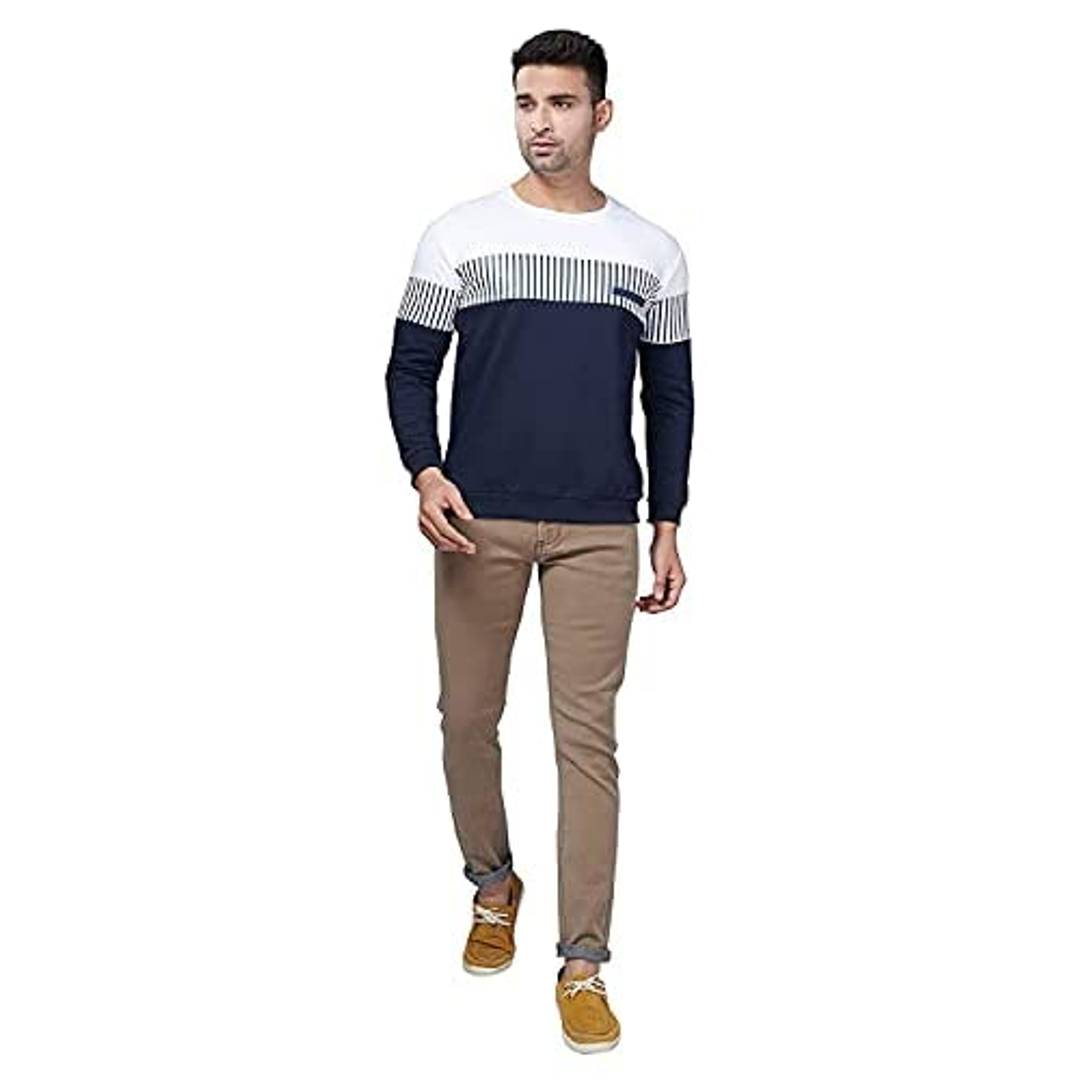 STATUS MANTRA Men's Cotton Crew Neck Sweatshirts