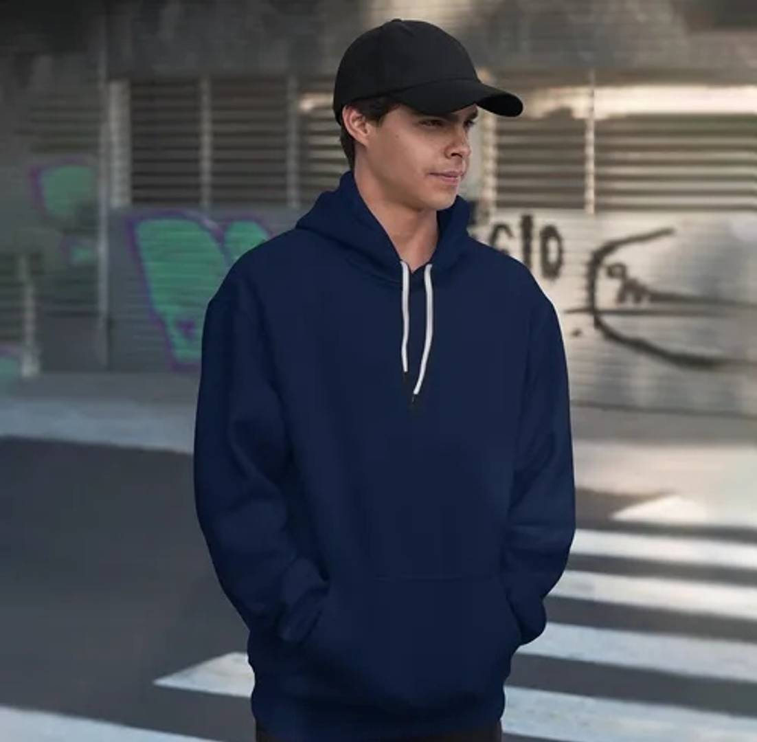 Navy designer hoodie 2025