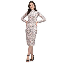 Load image into Gallery viewer, PURVAJA Women&#39;s Knee-Length Bodycon Dress