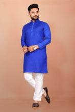 Load image into Gallery viewer, Classic Cotton Blend Solid Kurta Sets for Men