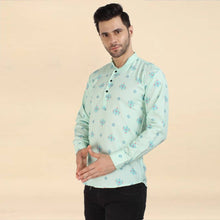 Load image into Gallery viewer, Classic Cotton Printed Short Kurtas for Men