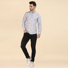 Load image into Gallery viewer, Classic Cotton Printed Short Kurtas for Men