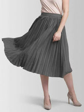 Load image into Gallery viewer, Elegant Crepe Solid Skirts For Women And Girls