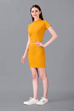 Load image into Gallery viewer, Latest Mustard 2 Piece Skirt  Top Set For Women