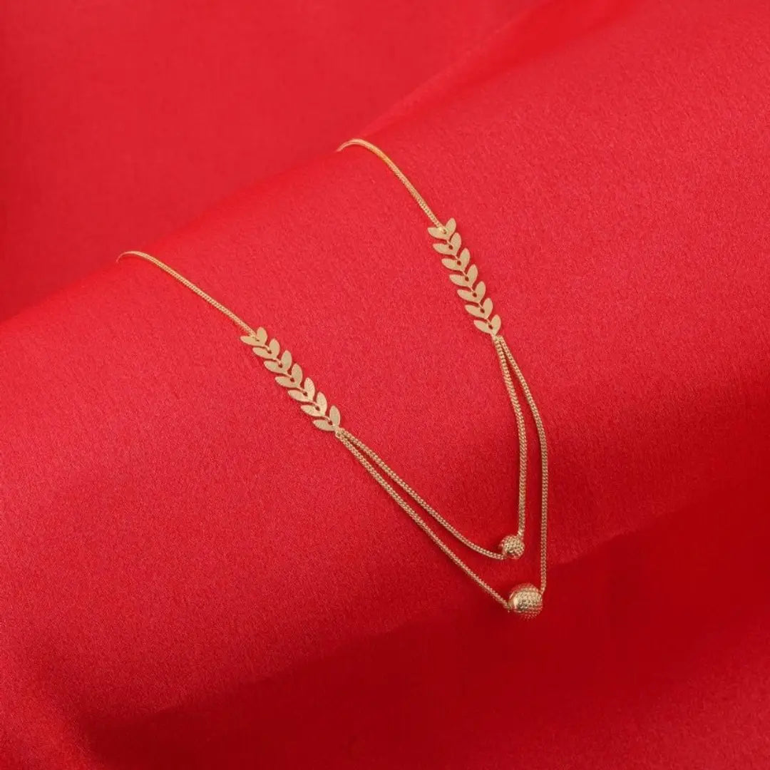 Trendy Alloy Gold Plated Chain For Women