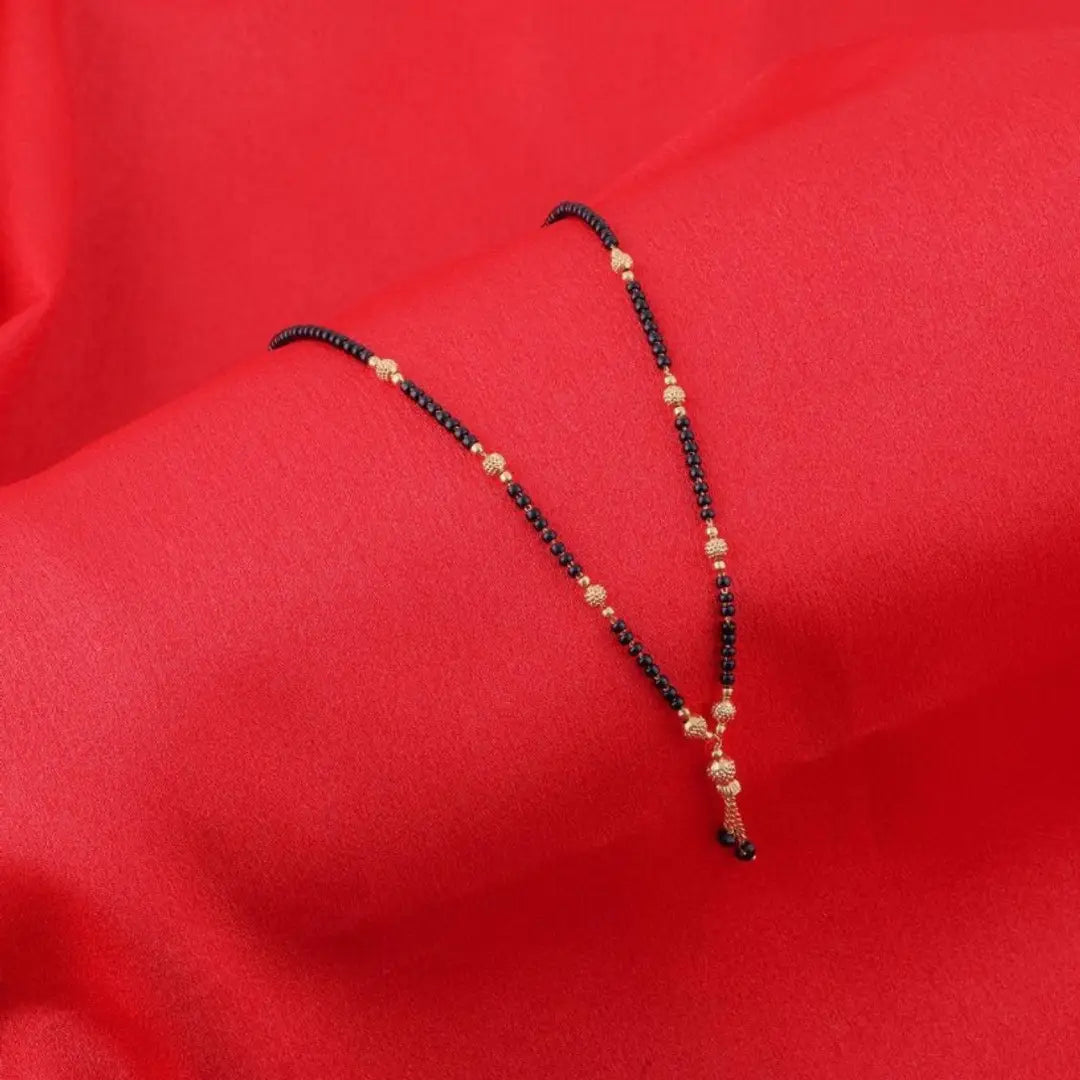 Trendy Alloy Gold Plated Mangalsutra For Women