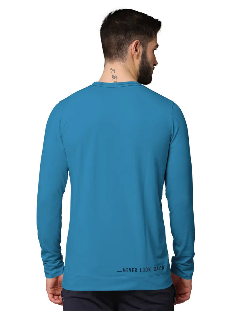 Stylish Fancy Cotton Blend Round Neck Long Sleeves Printed Sweatshirts For Men