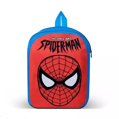 3D Spider-Man Cute Cartoon Pre-Nursery Kids School Bag Pack Of 1