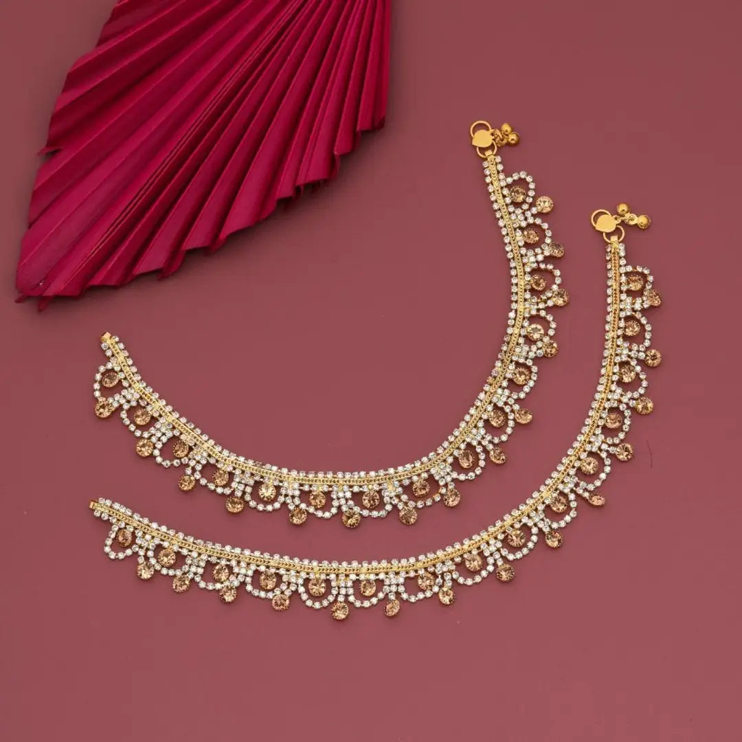 Elegant Alloy Anklets For Women