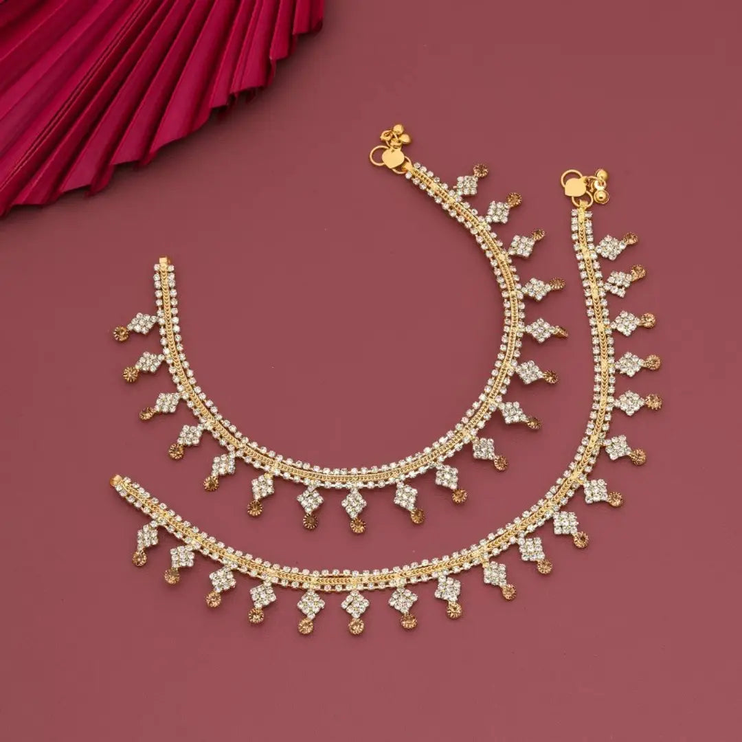 Elegant Alloy Anklets For Women