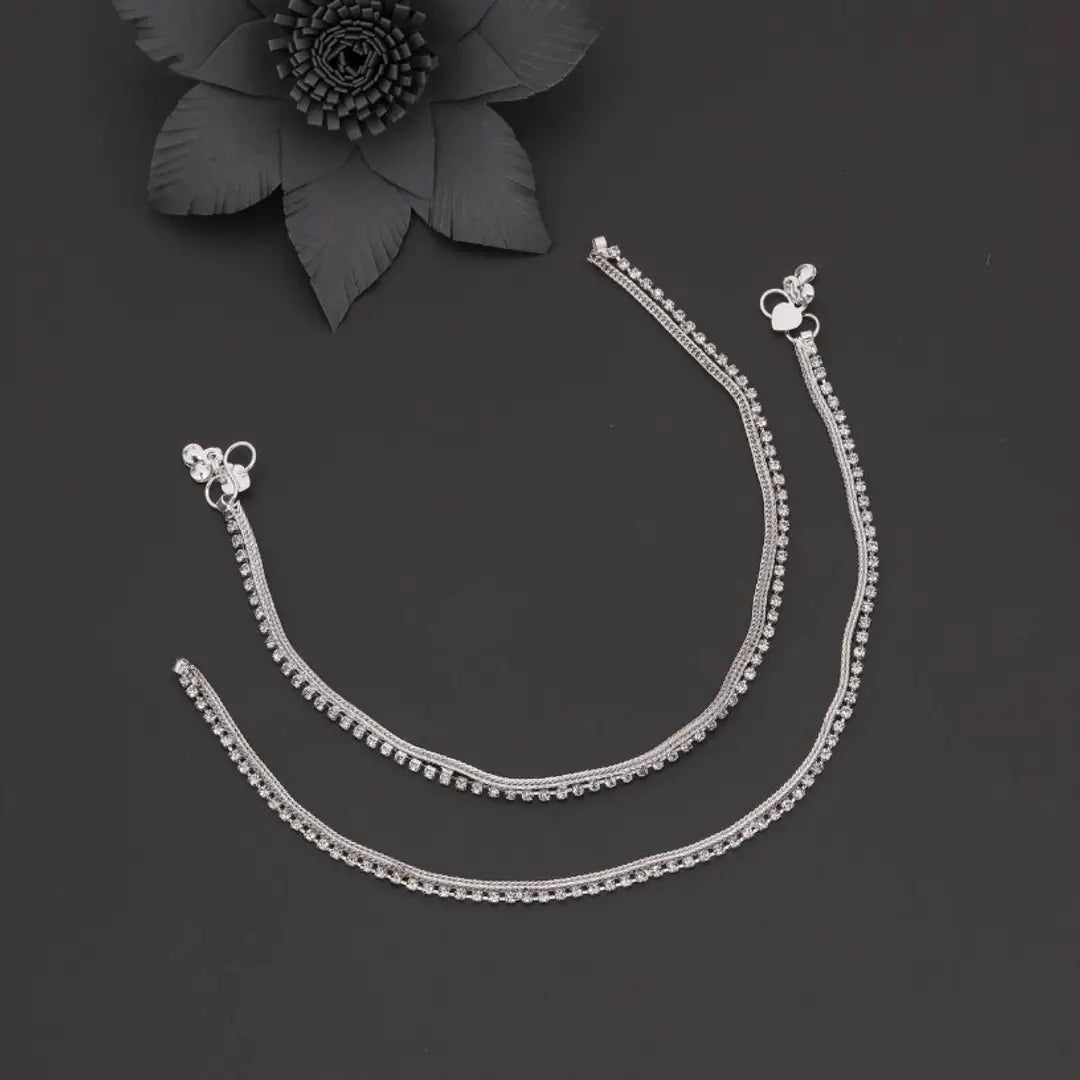 Elegant Alloy Anklets For Women