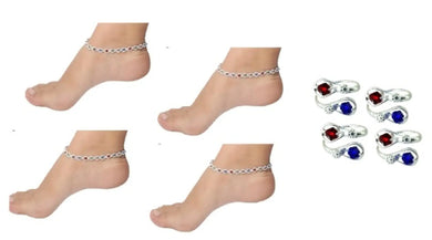 Anklet Toe ring Combination