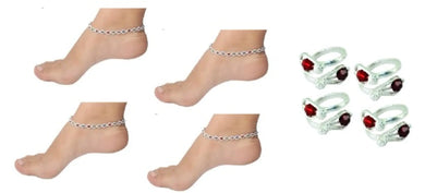 Anklet Toe ring Combination