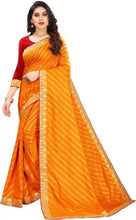 Load image into Gallery viewer, New Dola Silk Saree With Blouse And Lace