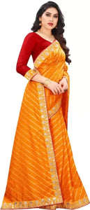 New Dola Silk Saree With Blouse And Lace